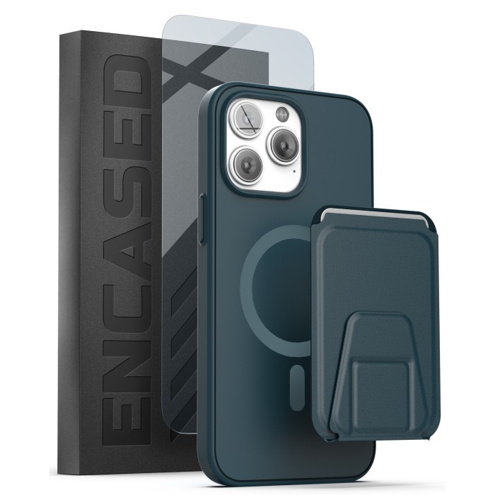 iPhone 14 Pro Max Slimshield Case with Leather Wallet - Compatible with Magsafe-MSDL256BL11