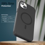 iPhone 14 Slimshield Case in Black with Belt Clip Holster - MagSafe Compatible