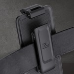 iPhone 14 Plus Thin Armor Case with Belt Clip Holster