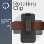 Belt Clip Holster for Encased ClearBack Case  -  iPhone 14