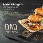 SoHo Aluminum Hamburger Press Patty Maker “Dad Grill Boss”