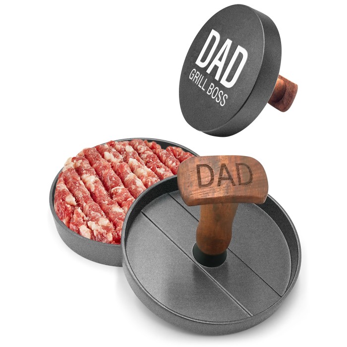 SoHo Aluminum Hamburger Press Patty Maker “Dad Grill Boss”