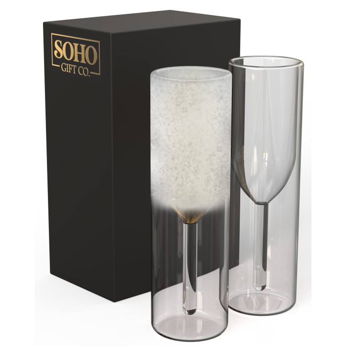 SoHo Champagne Glasses - 2 Pack