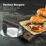 SoHo Stainless Steel Burger Press “Dad Grill Boss”