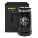 SoHo Stainless Steel Insulated Tumbler "Coolest Boss Ever"