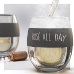 SoHo Stemless Wine Glass "ROSE ALL DAY"
