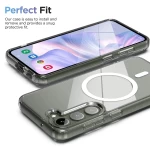 Samsung Galaxy S23 Clear Magsafe Case with MagSafe Grip