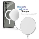 Samsung Galaxy S23+ MagSafe Glacier Clear Case with Portable MagSafe Charger