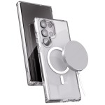 Samsung Galaxy S23 Ultra Clear Magsafe Case with Portable MagSafe Charger-MSCB310CP