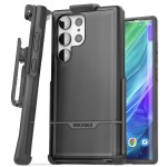 Samsung Galaxy S23 Ultra Rebel Case with Belt Clip Holster-RB310BKHL