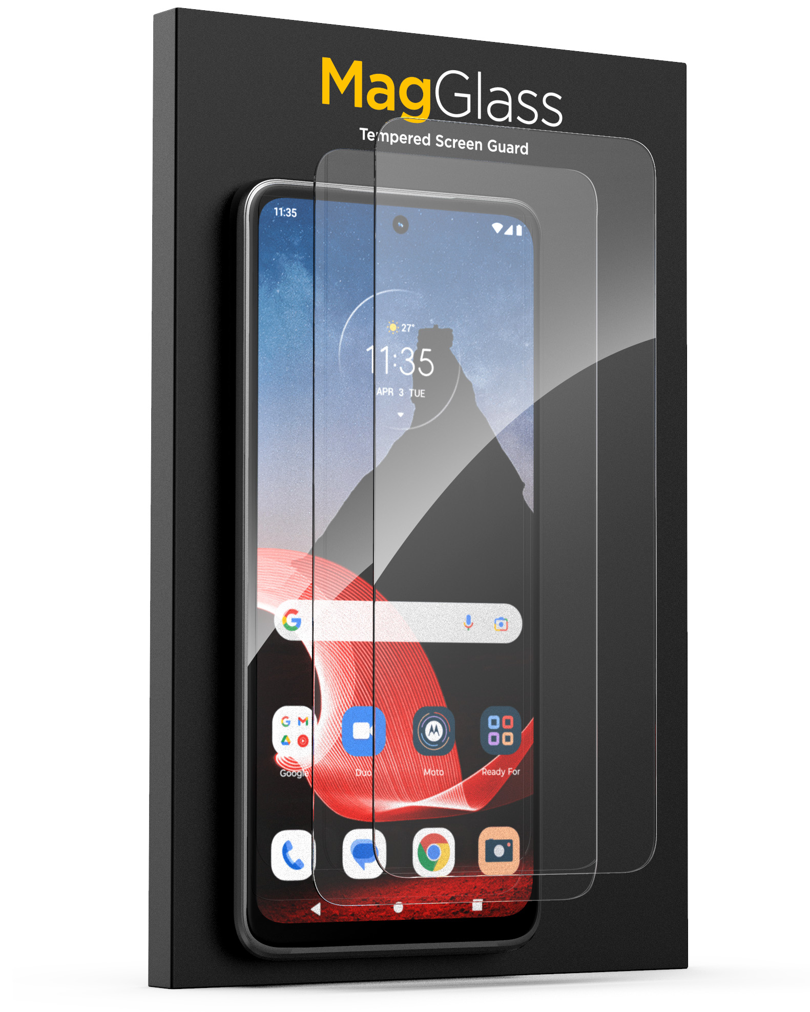 Pellicola In Vetro Temperato Per Motorola Moto Edge 30 – 0,26mm, Kit Con Panno E Guida - Foto 6