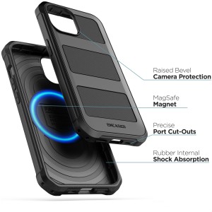 Alternative view of iPhone 15 Pro Max Falcon MagSafe Case with Belt Clip Holster