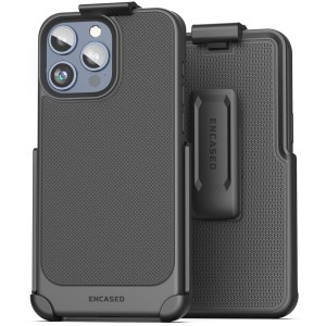 iPhone 15 Pro Thin Armor Case with Belt Clip Holster