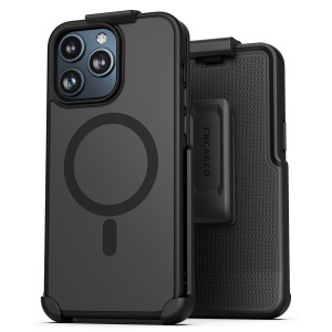 iPhone 15 Pro Max Magsafe SlimShield Case with Belt Clip Holster