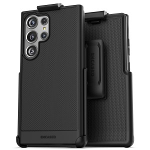 Samsung Galaxy S24 Ultra Thin Armor Case with Belt Clip Holster
