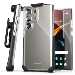 Samsung Galaxy S24 Ultra ClearBack Case with Belt Clip Holster