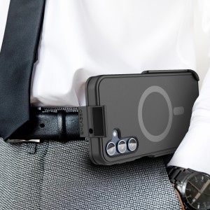 Alternative view of Samsung Galaxy A15 5G SlimShield Case with Belt Clip Holster
