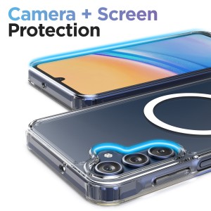 Alternative view of Samsung Galaxy A25 5G Clear Magsafe Case