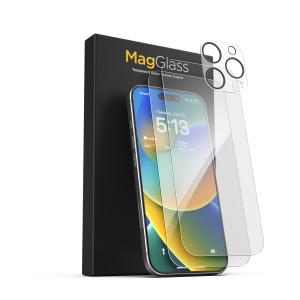 iPhone 16 Pro Max UHD Screen Protector 2-Pack with Lens Protector