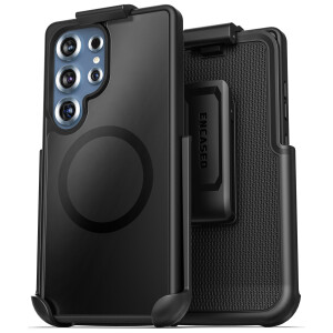 Samsung Galaxy S25 Ultra SlimShield Case in Black with Belt Clip Holster