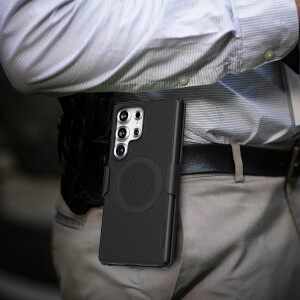 Alternative view of Samsung Galaxy S25 Ultra Slimline Case with Belt Clip Holster