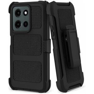 Alternative view of Motorola Moto G Power (2025) Falcon Case with Belt Clip Holster