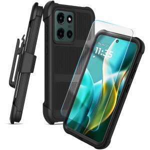 Motorola Moto G Power (2025) Falcon Case with Belt Clip Holster