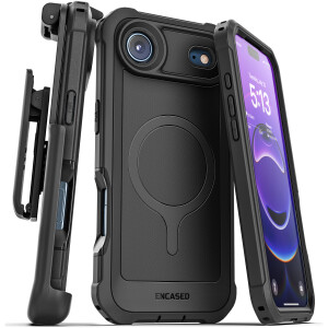 iPhone Air Falcon Shield Case With Built-In PET Screen Protector and Belt Clip Holster