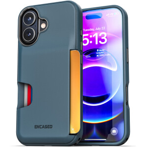 iPhone 17 Cache Cell Phone Wallet Case (Blue)
