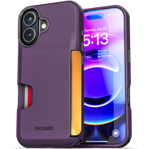 iPhone 17 Cache Cell Phone Wallet Case (Purple)