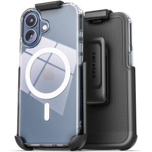 iPhone 17 ClearBack Case with Belt Clip Holster