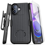 iPhone 17 DuraClip Case with Belt Clip Holster and Screen Protector-ETD483