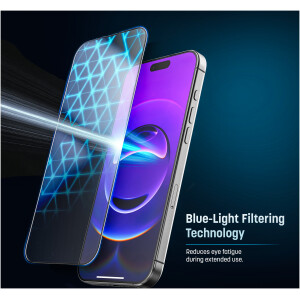 Alternative view of iPhone Air MagGlass Blue Light Screen Protector