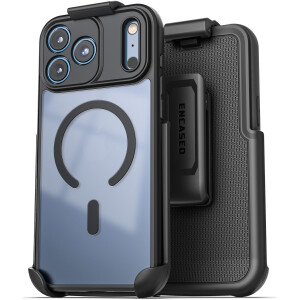 iPhone 17 Pro Max Frosted Slimshield Case with Belt Clip Holster