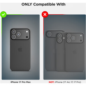 Alternative view of iPhone 17 Pro Max Clear Slimshield Case