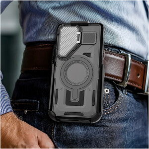 Alternative view of Samsung Galaxy S25 FE Explorer Case with Belt Clip Holster