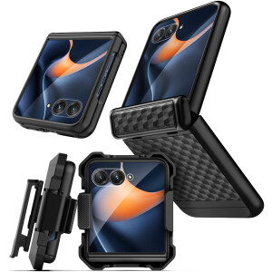 Motorola Razr 2025 SlimShield Case with Belt Clip Holster