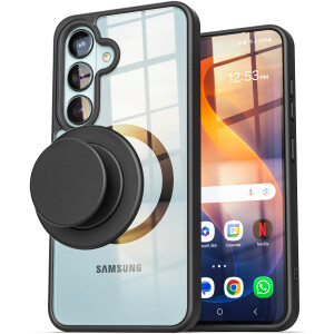 Samsung Galaxy S26 Plus Clear SlimShield Case with Magnetic Grip