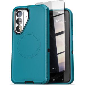 Samsung Galaxy S26 Plus Ranger Case & HD Screen Protector Green / Black