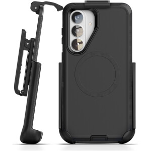 Samsung Galaxy S26 Plus Ranger Case & HD Screen Protector with Belt Clip Holster Black