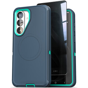 Samsung Galaxy S26 Plus Ranger Case & Privacy Screen Protector Blue / Teal