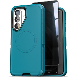Samsung Galaxy S26 Plus Ranger Case & Privacy Screen Protector Green / Black