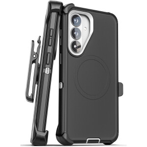 Samsung Galaxy S26 Plus Ranger Case with Tension Belt Clip Holster Gray