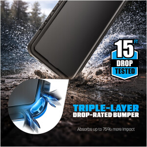 Alternative view of Samsung Galaxy S26 Ultra Full Armor Case & Privacy Screen Protector