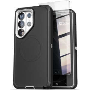 Samsung Galaxy S26 Ultra Ranger Case & HD Screen Protector Black / Gray