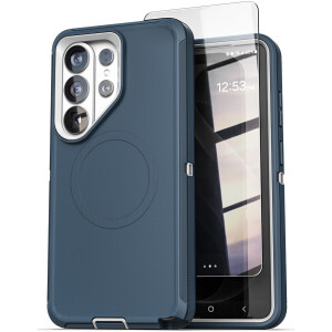 Samsung Galaxy S26 Ultra Ranger Case & HD Screen Protector Blue / Gray