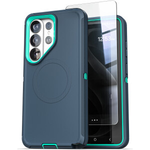 Samsung Galaxy S26 Ultra Ranger Case & HD Screen Protector Blue / Teal