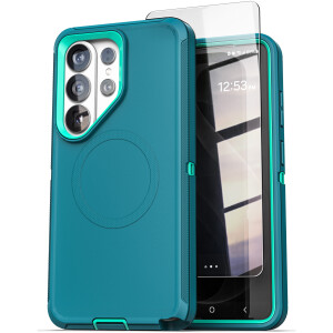 Samsung Galaxy S26 Ultra Ranger Case & HD Screen Protector Green / Teal
