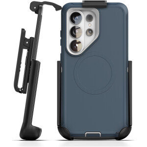 Samsung Galaxy S26 Ultra Ranger Case & HD Screen Protector with Belt Clip Holster Blue / Gray