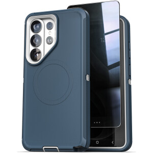 Samsung Galaxy S26 Ultra Ranger Case & Privacy Screen Protector Blue / Gray